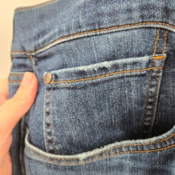 Seven 7 For all Mankind Blue The Straight Malibu Jeans Waist 40 - Picture 10 of 16